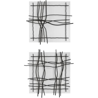 Uttermost - Set of 2 Genesis Metal Wall Décor - 4341