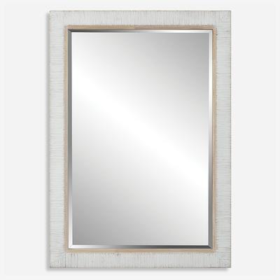 Uttermost - Cape Rattan Mirror - Whitewashed - 9829