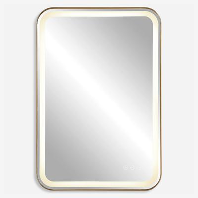 Uttermost - Crofton Lighted Vanity Mirror - Brushed Brass - 9862