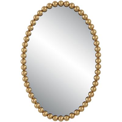 Uttermost - Serna Oval Mirror - Gold - 9875