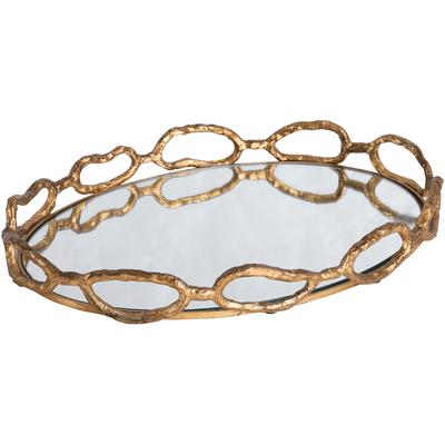 Uttermost - Cable Chain Mirrored Tray - 17837