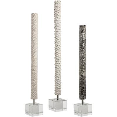 Uttermost - Makira Cylindrical Sculptures - Set of 3 - 17869