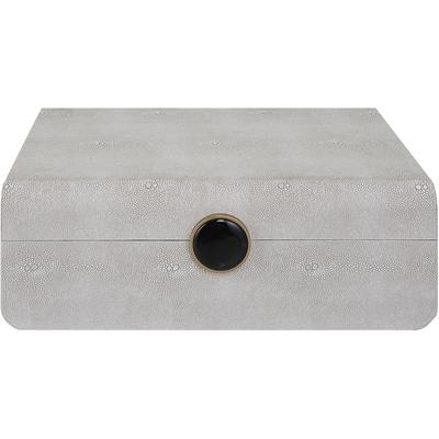 Uttermost - Lalique White Shagreen Box - 17995