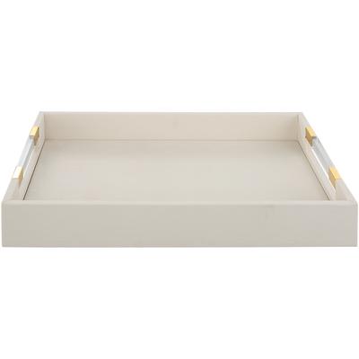 Uttermost - Wessex Shagreen Tray - White - 18060