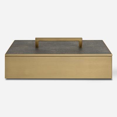 Uttermost - Wessex Box - Brass/Gray - 18111