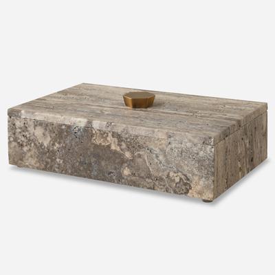 Uttermost - Griseus Travertine Stone Box - 18153