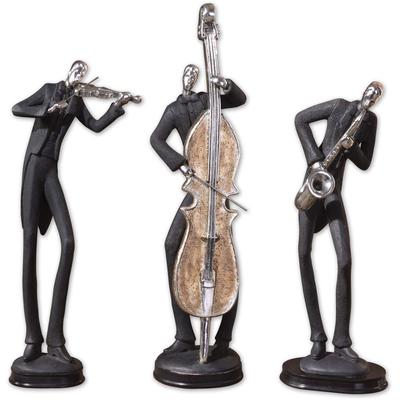 Uttermost - Musicians Decorative Figurines - Set of 3 - 19061