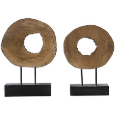 Uttermost - Ashlea Wooden Sculptures - Set of 2 - 19822