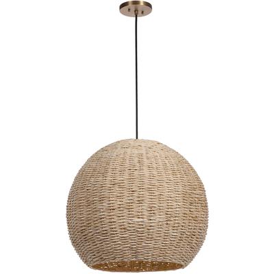 Uttermost - Seagrass 1-Light Dome Pendant - 21536