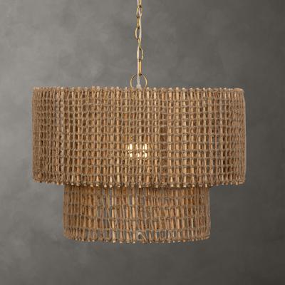 Uttermost - Biswas Woven Jute 1-Light Pendant - 21595
