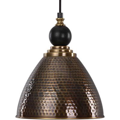 Uttermost - Adastra 1-Light Antique Brass Pendant - 22052
