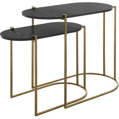 Uttermost - Set of 2 Aztec Wood Nesting Tables - 22882