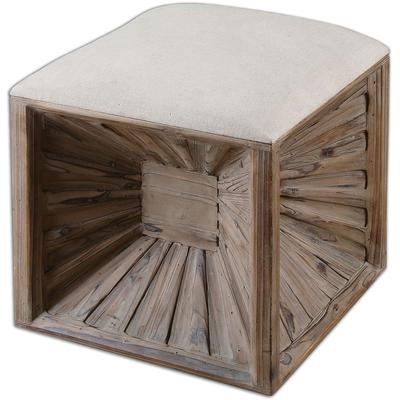 Uttermost - Jia Wooden Ottoman - 23131