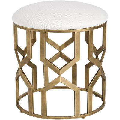 Uttermost - Trellis Geometric Accent Stool - 23579