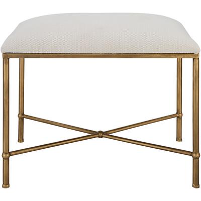 Uttermost - Avenham Small Gold Framed Bench - 23689