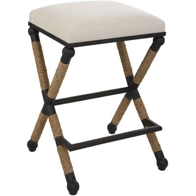 Uttermost - Firth Counter Stool - Oatmeal - 23709