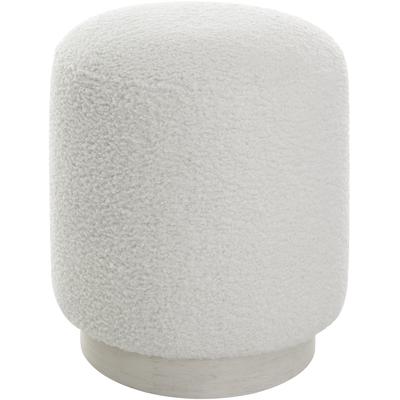 Uttermost - Avila White Ottoman - 23743