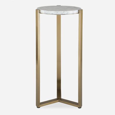 Uttermost - Pietra Drink Table - Carrara Marble - 24254
