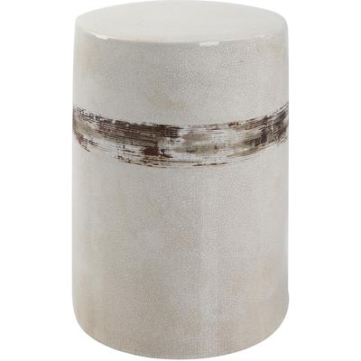 Uttermost - Comanche Ceramic Garden Stool - White - 25287