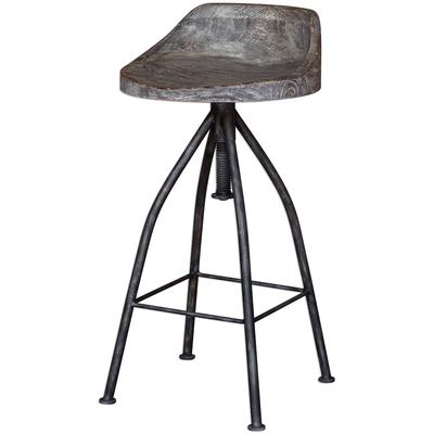 Uttermost - Kairu Wooden Bar Stool - 25726