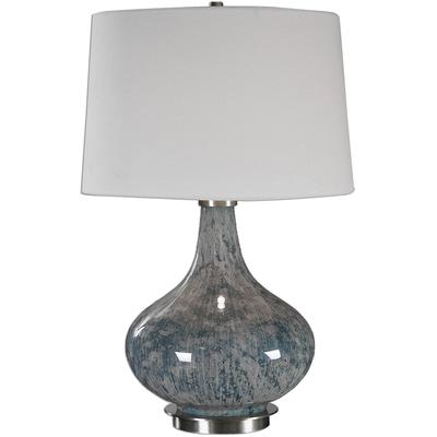 Uttermost - Celinda Blue Gray Glass Lamp - 27076