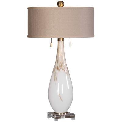 Uttermost - Cardoni Table Lamp - White Glass - 27201