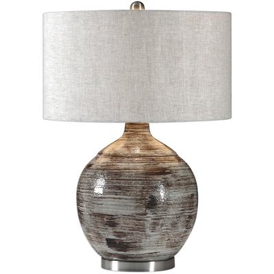 Uttermost - Tamula Distressed Ivory Table Lamp - 27656-1