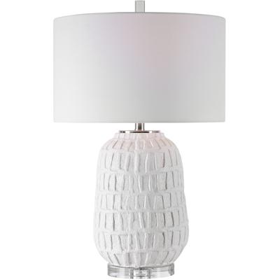 Uttermost - Caelina Textured White Table Lamp - 28283-1