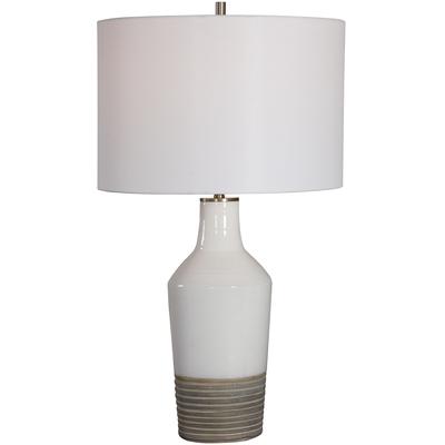 Uttermost - Dakota White Crackle Table Lamp - 28398-1
