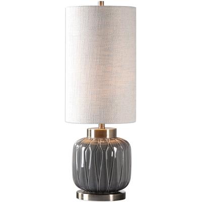 Uttermost - Zahlia Aged Gray Ceramic Table Lamp - 29559-1