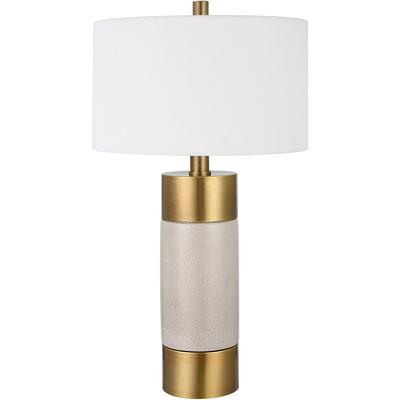 Uttermost - Adelia Table Lamp - Ivory/Brass - 30124-1