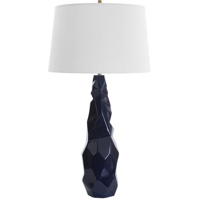 Uttermost - Kavos Geometric Table Lamp - Blue - 30173