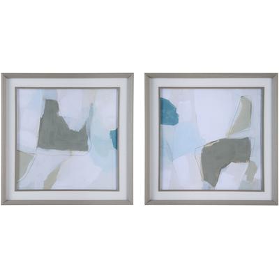 Uttermost - Set of 2 Mist Shapes Framed Prints - 32268