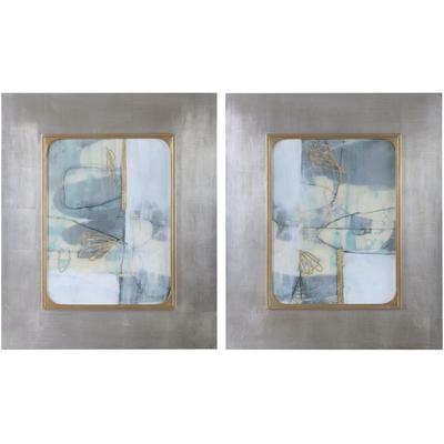 Uttermost - Gilded Whimsy Abstract Framed Prints - Set of 2 - 41613