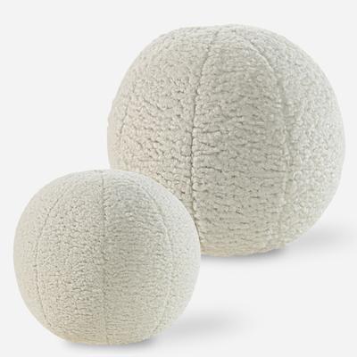 Uttermost - Set of 2 Capra Ball Sheepskin Pillows - 64048