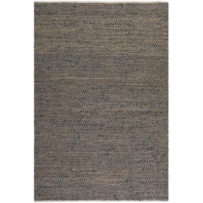 Uttermost - Tobais 5' x 8' Rescued Leather & Hemp Rug - 71001-5