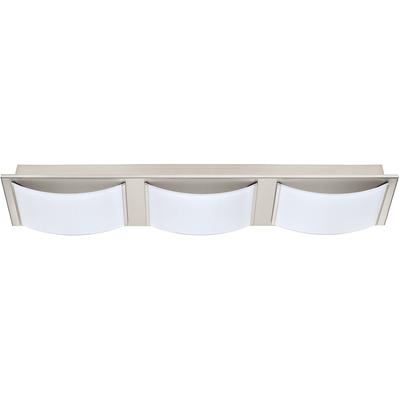 EGLO - Wasao 3-Light LED Vanity Light - Matte Nickel - 201469A