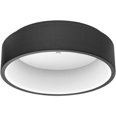 EGLO - Marghera 1 1-Light Integrated LED Ceiling Light - Black - 202105A