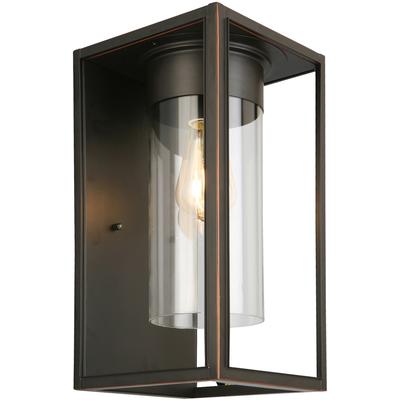 EGLO - Walker Hill 1-Light Outdoor Wall Light - Oil Rubbed Bronze - 203032A