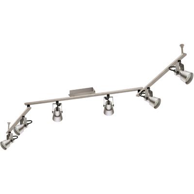 EGLO - Trillo 1 6-Light Track Light - Brushed Nickel - 203249A