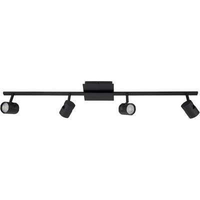 EGLO - Vergiano 4-Light Fixed Track Light - Black - 203398A