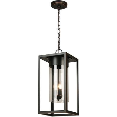 EGLO - Walker Hill 3-Light Outdoor Pendant - Oil Rubbed Bronze - 203668A