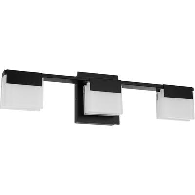 EGLO - Vente 3-Light Integrated LED Vanity Light - Black - 203963A