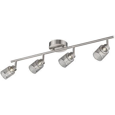 EGLO - Temmar 4-Light Integrated LED Track Light - Brushed Nickel - 204022A