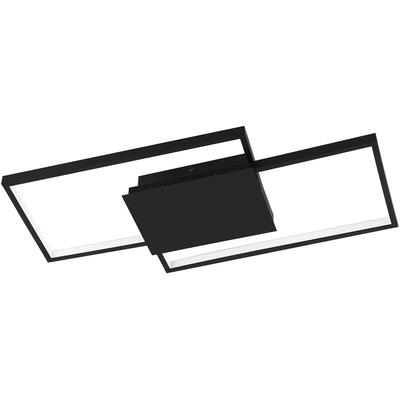 EGLO - Milanius 1-Light Integrated LED Ceiling/Wall Light - Matte Black - 204052A