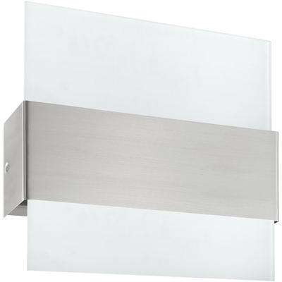 EGLO - Nikita LED 1-Light Integrated LED Wall Light - Matte Nickel - 204076A