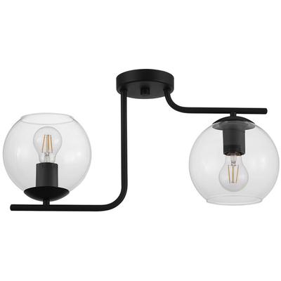 EGLO - Marojales 2-Light Ceiling Light - Black - 204338A