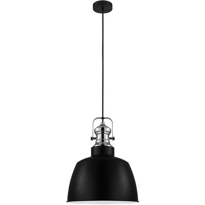 EGLO - Gilwell 1 1-Light Pendant - Matte Black - 204367A