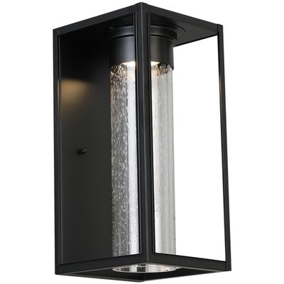 EGLO - Walker Hill 1-Light Integrated LED Outdoor Wall Light - Black - 204705A