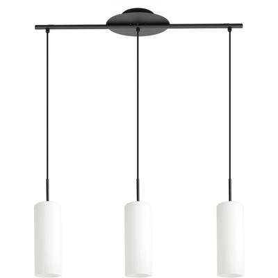 EGLO - Troy 3 3-Light Linear Pendant - Structured Black - 205132A